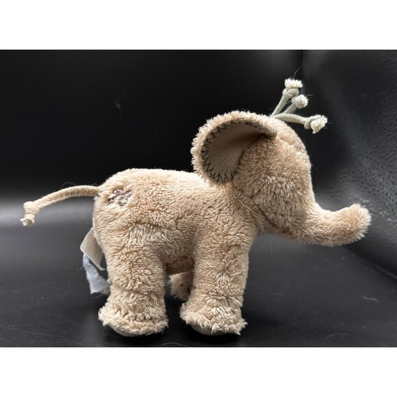 Stuffed Elephant Plush By Tartine Et Chocolat 7" Beige & Gray Soft Toy - Picture 12 of 16